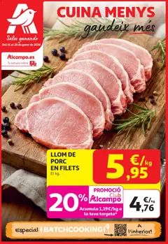 Vista previa del folleto Alcampo - HG Nacional Cat válido desde 15/01/2026