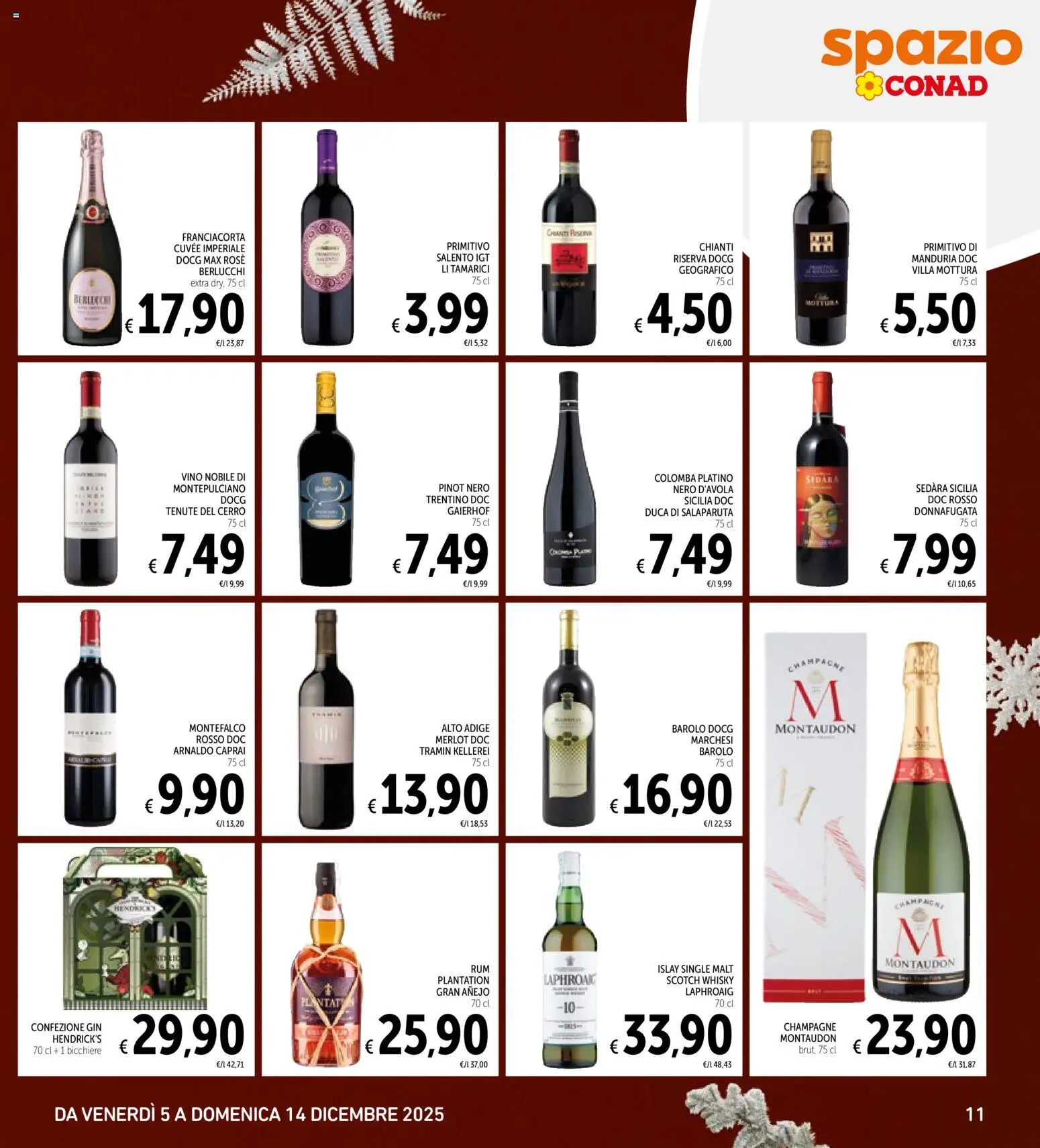 Volantino Spazio Conad	 - pagina 11 - valido dal 05/12/2025