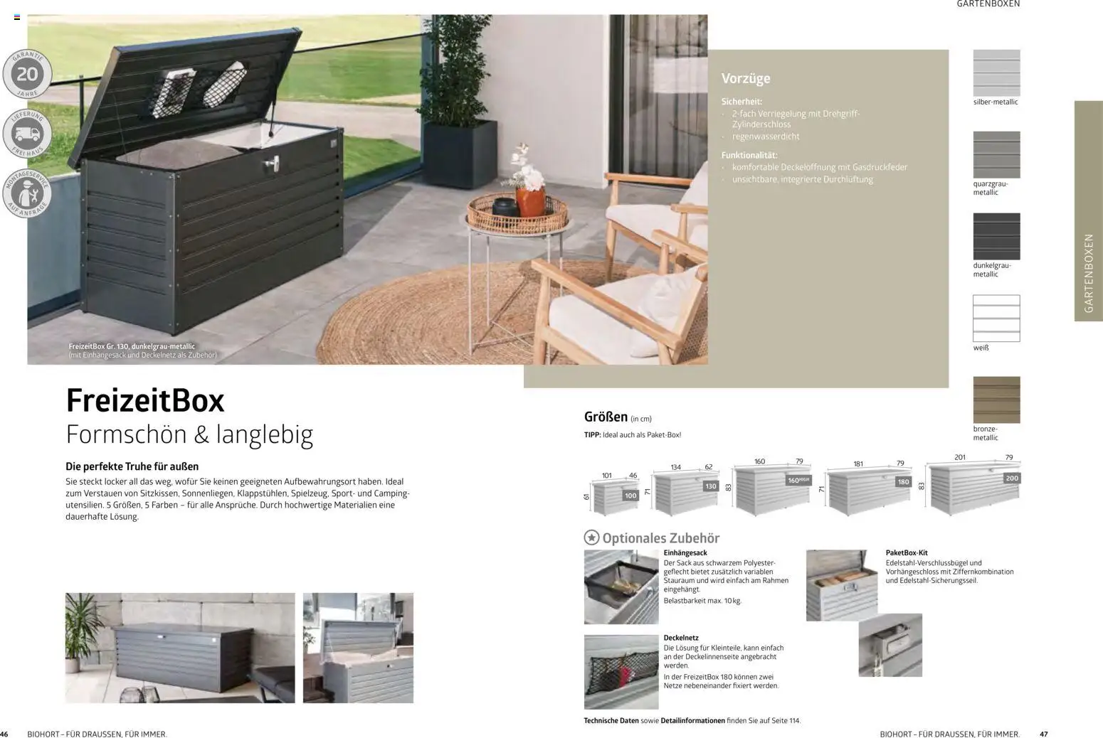 Dehner  Biohort – Metall für Garten & Terrasse - page 24- valid from 05.01.2026