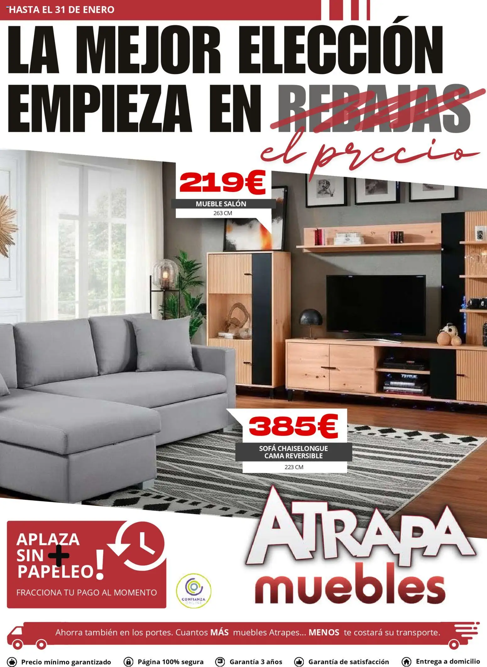 Atrapa Muebles - folleto - Página de 1 - Válido desde 01/01/2026