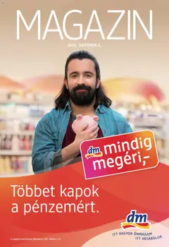 Előnézet DM Drogerie Markt Akciós újság érvényes 2025.10.02.-tól