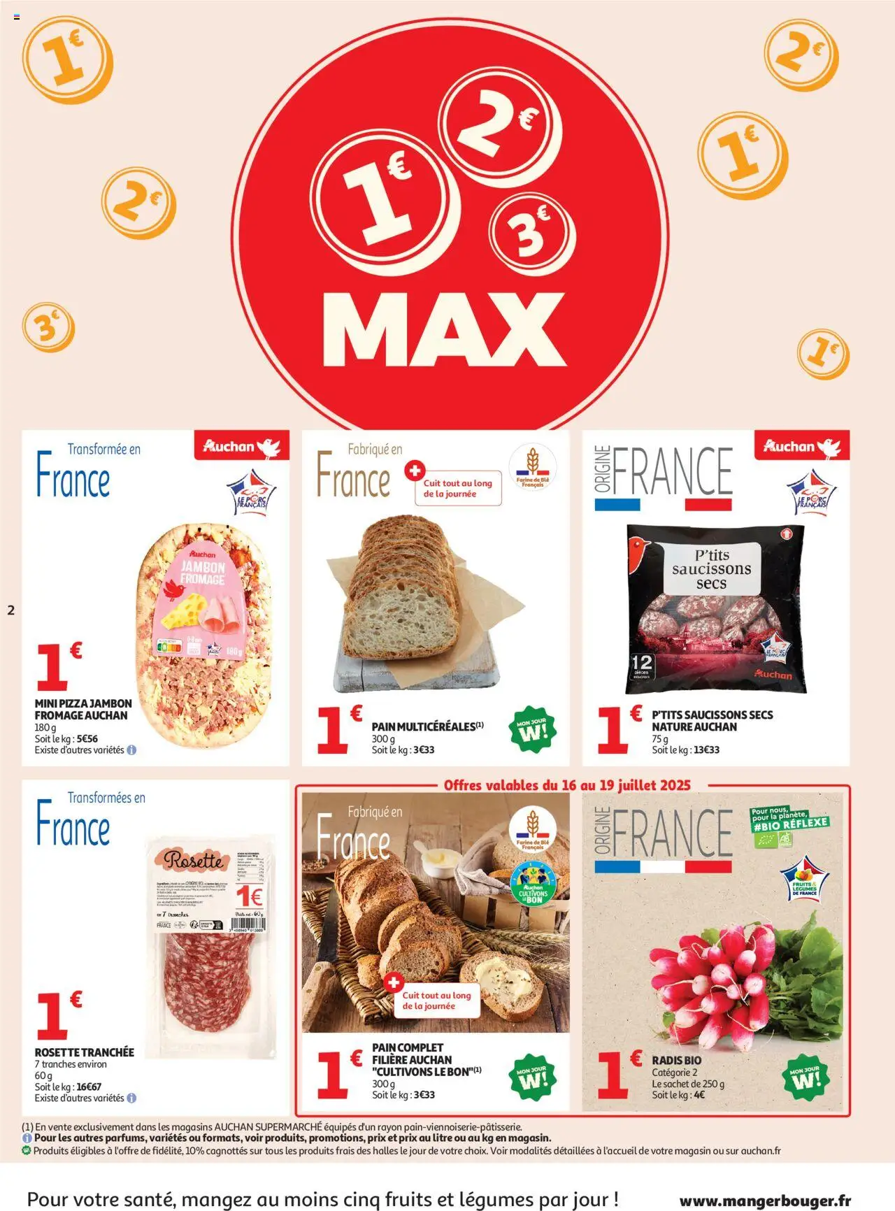 Auchan - C'est parti pour une année moins chère dans votre super - pagina 2- geldig vanaf 16/07/2025