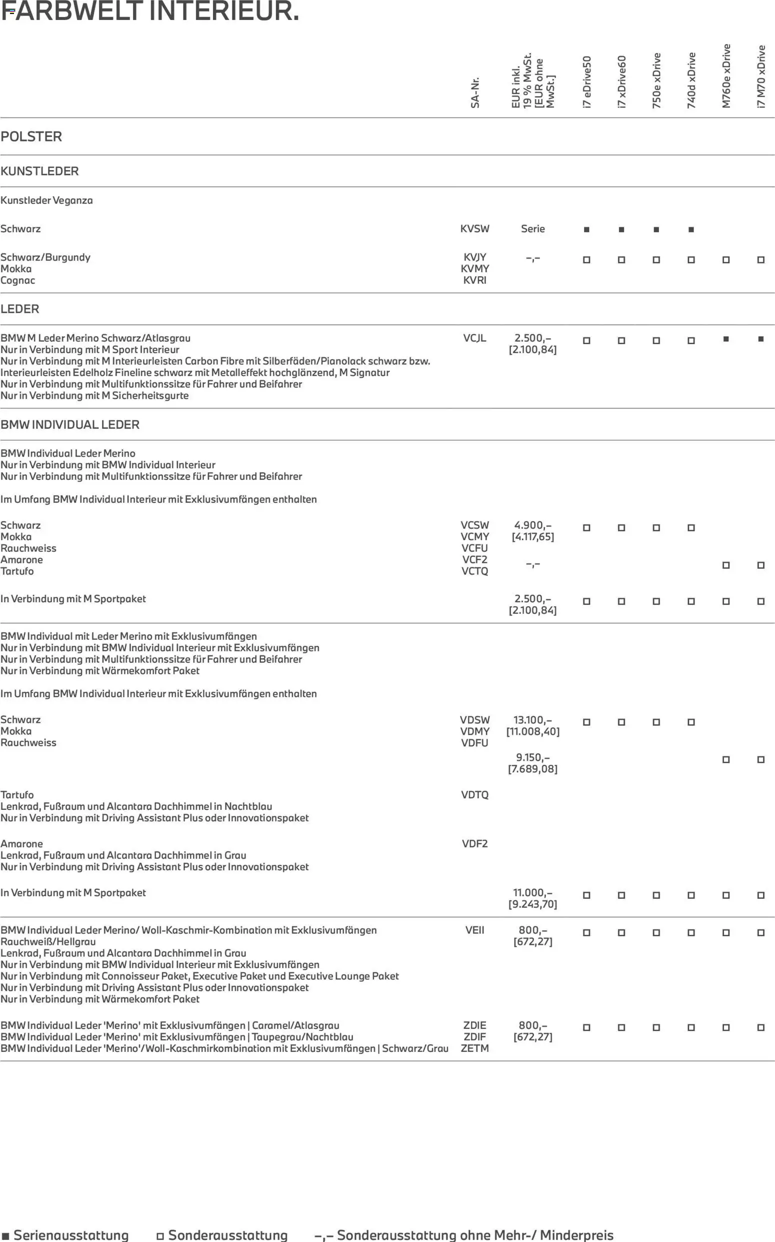 BMW Prospekt 7er	 - Seite 18 - gültig ab 24.02.2026