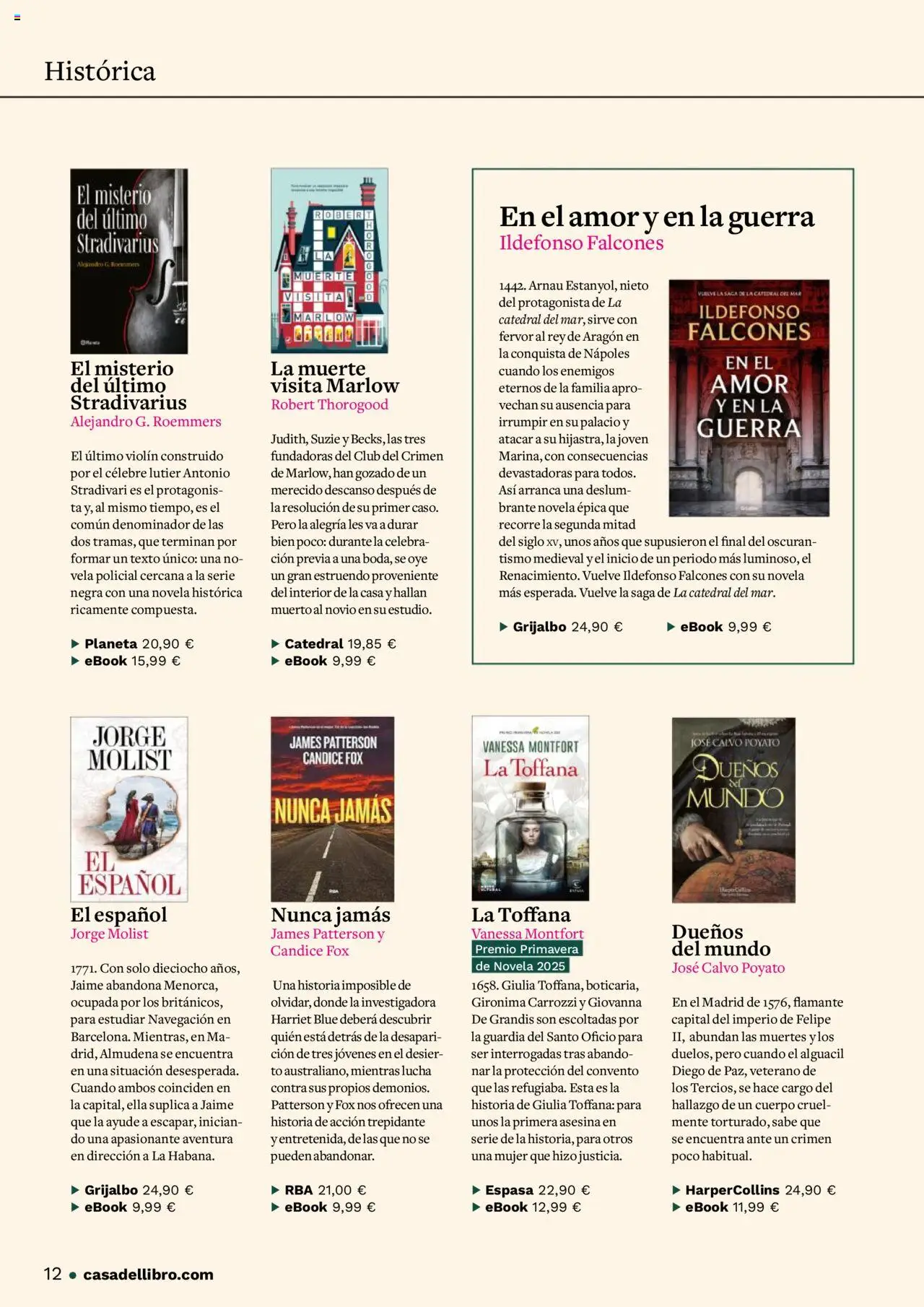 Casa del libro folleto Catalan - Página de 12 - Válido desde 01/07/2025