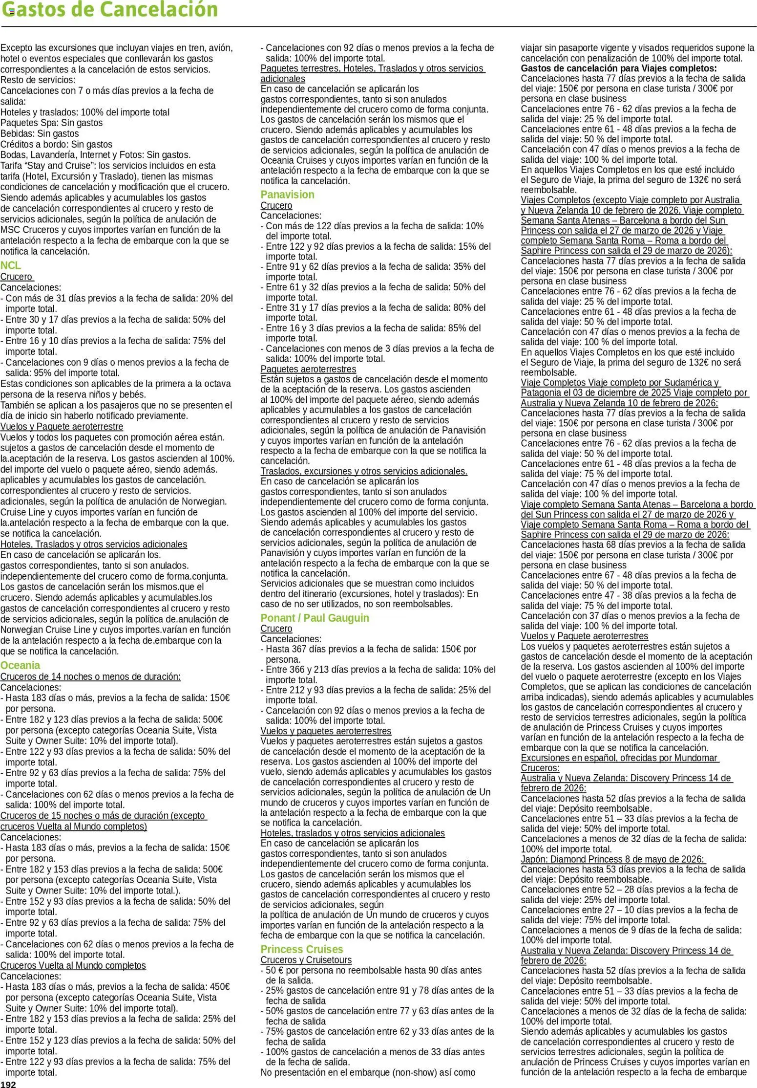 Viajes El Corte Inglés Cruceros marítimos - Página de 193 - Válido desde 01/01/2026