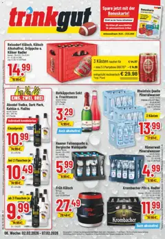 Vorschau Trinkgut Prospekt 	 gültig ab 02.02.2026