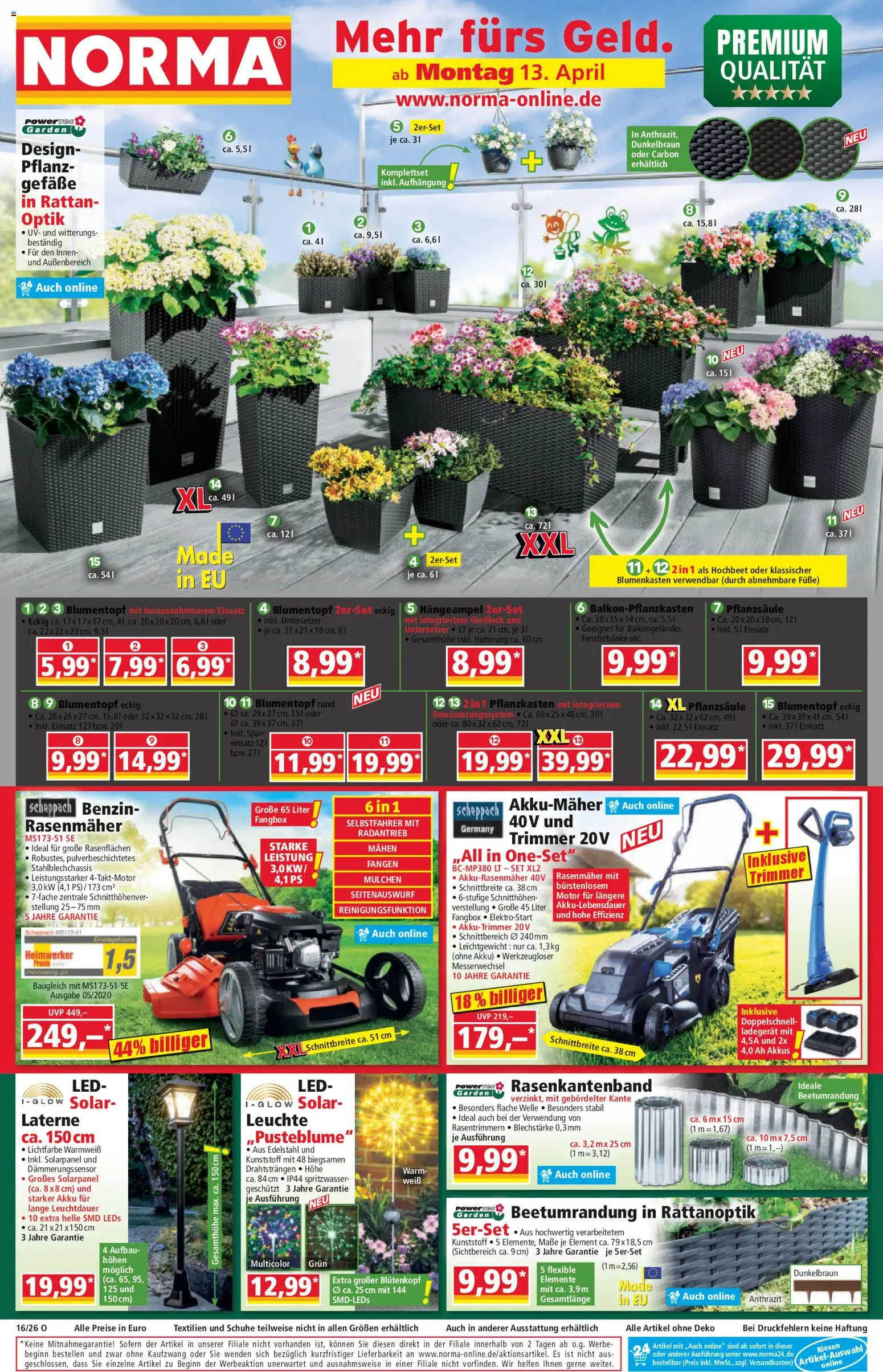 Norma Prospekt 	 - Seite 1 - gültig ab 13.04.2026