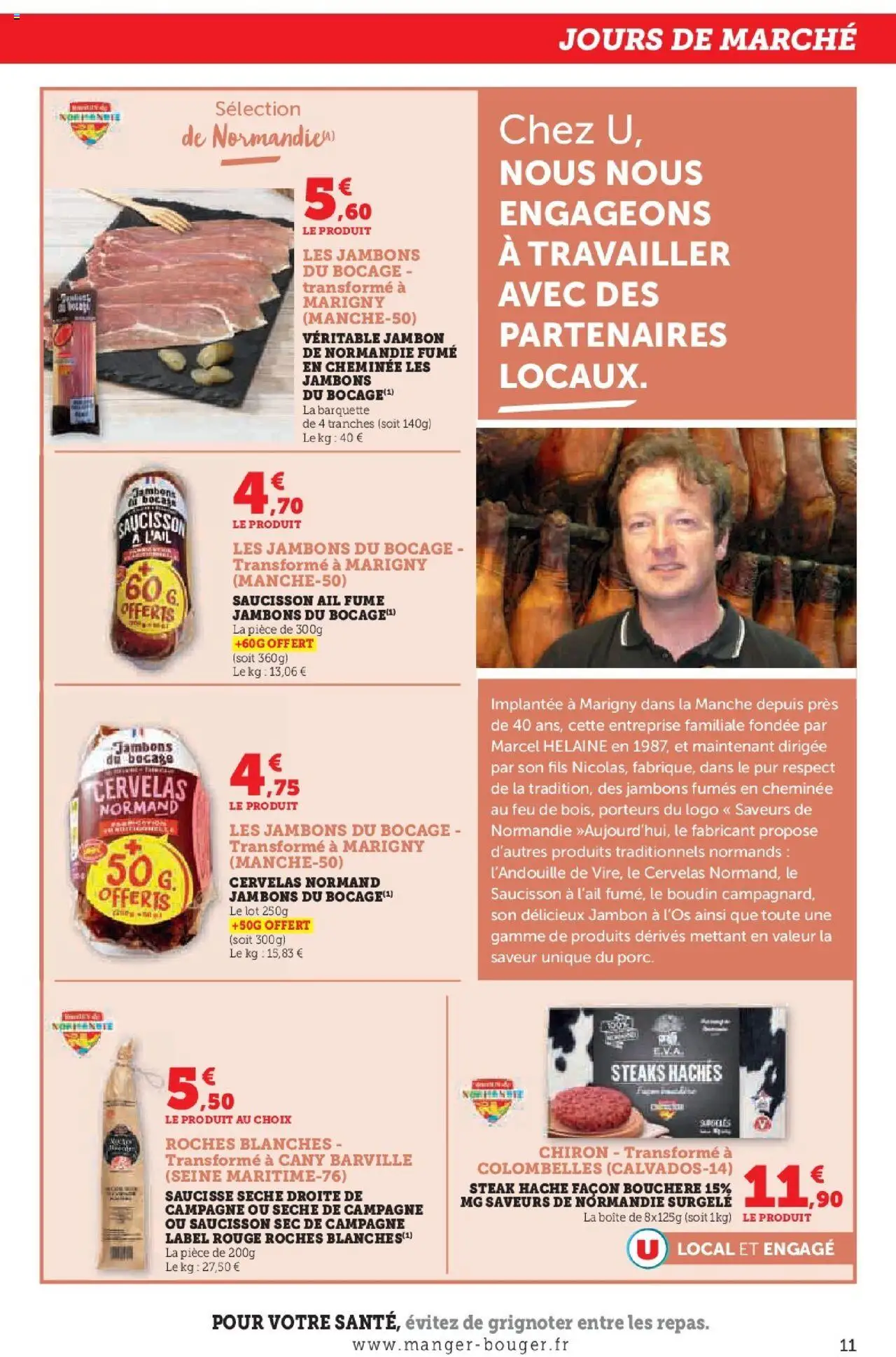 U Express - Engagés pour soutenir nos partenaires locaux Normandie - page 11 - valable à partir du 08/07/2025