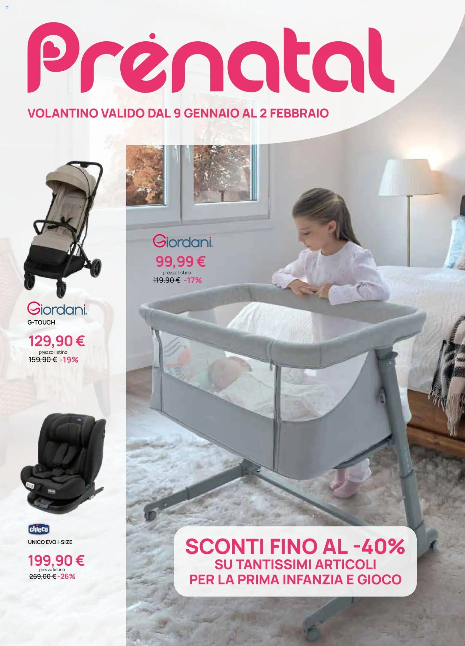 Volantino Prenatal	 - pagina 1 - valido dal 09/01/2026