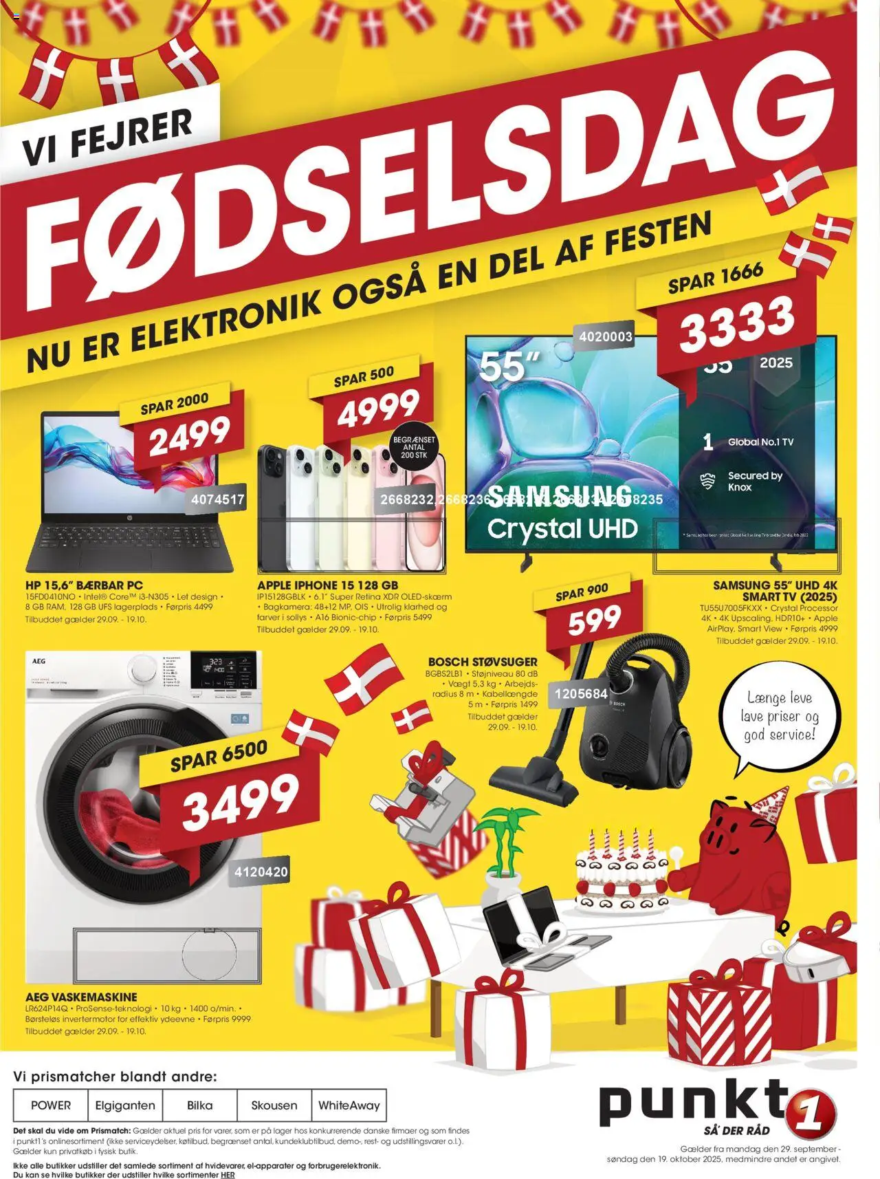 Punkt1 - Tilbudsavis - side 1- gyldig fra 29/09/2025