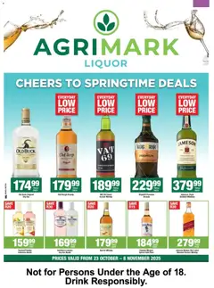 Preview Agrimark Liquor Specials valid from 23/10/2025