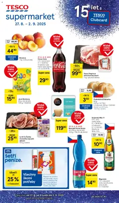 Náhled Tesco leták - Supermarket platný od 27.08.2025
