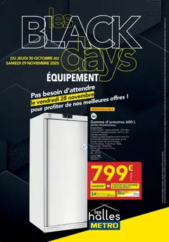 Aperçu METRO Black Friday valable à partir du 30/10/2025