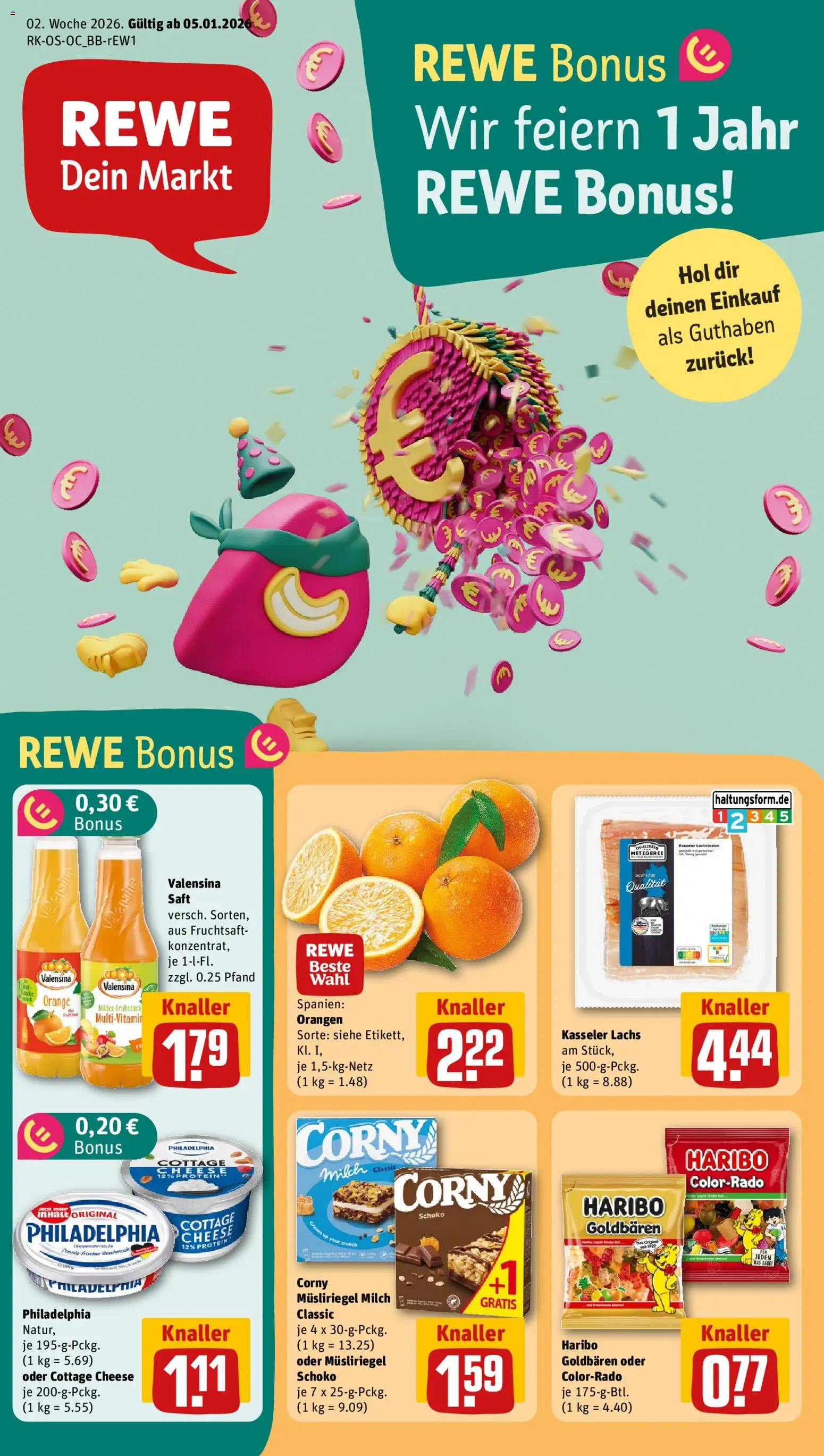 Rewe Prospekt 	 - Seite 1 - gültig ab 05.01.2026
