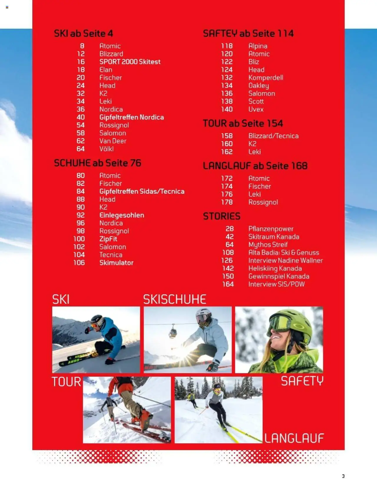 Sport2000 Prospekt Home of Schnee erleben - Seite 3 - gültig ab 23.09.2025