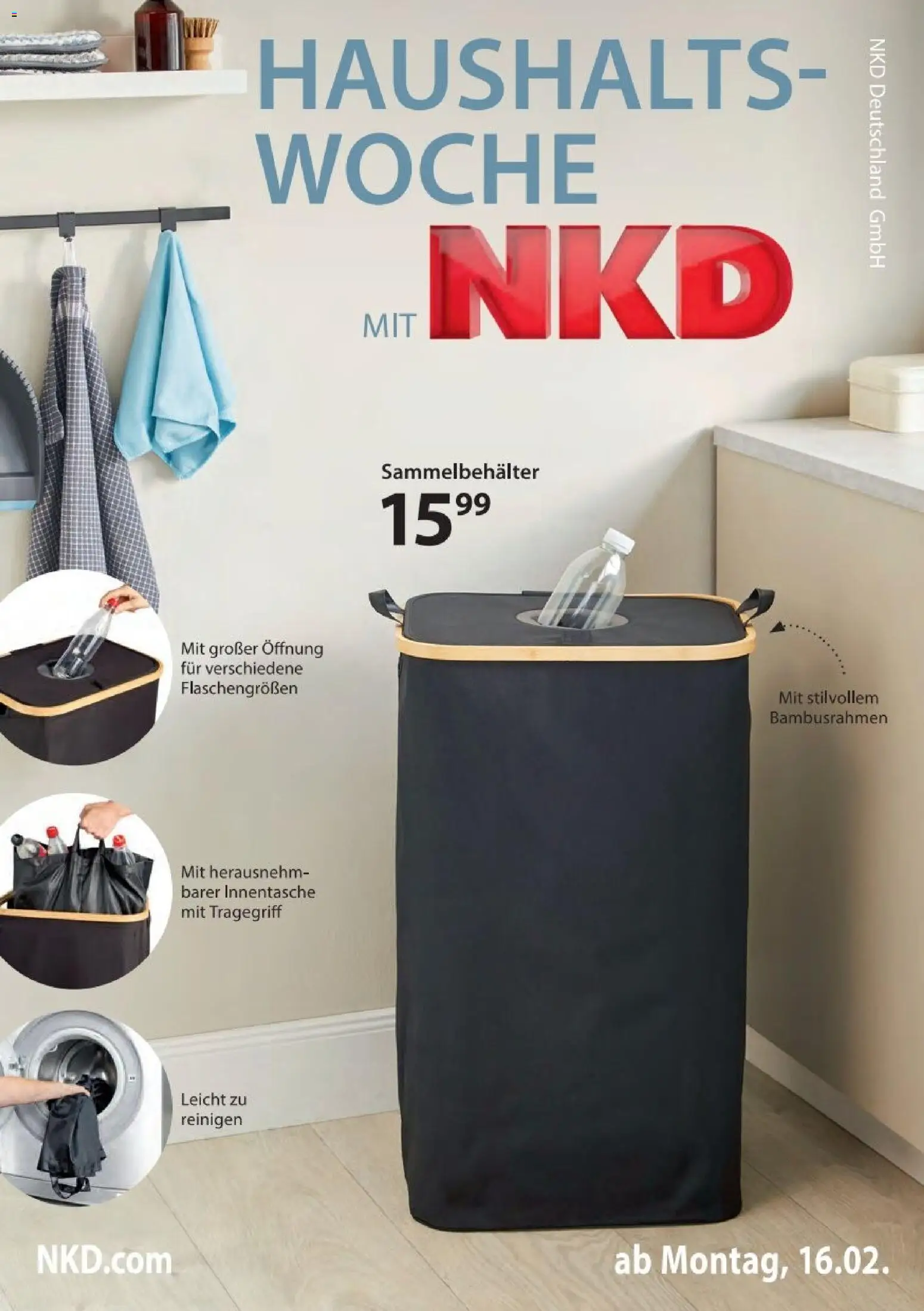 NKD Prospekt aktuell - Seite 1- gültig ab 16.02.2026