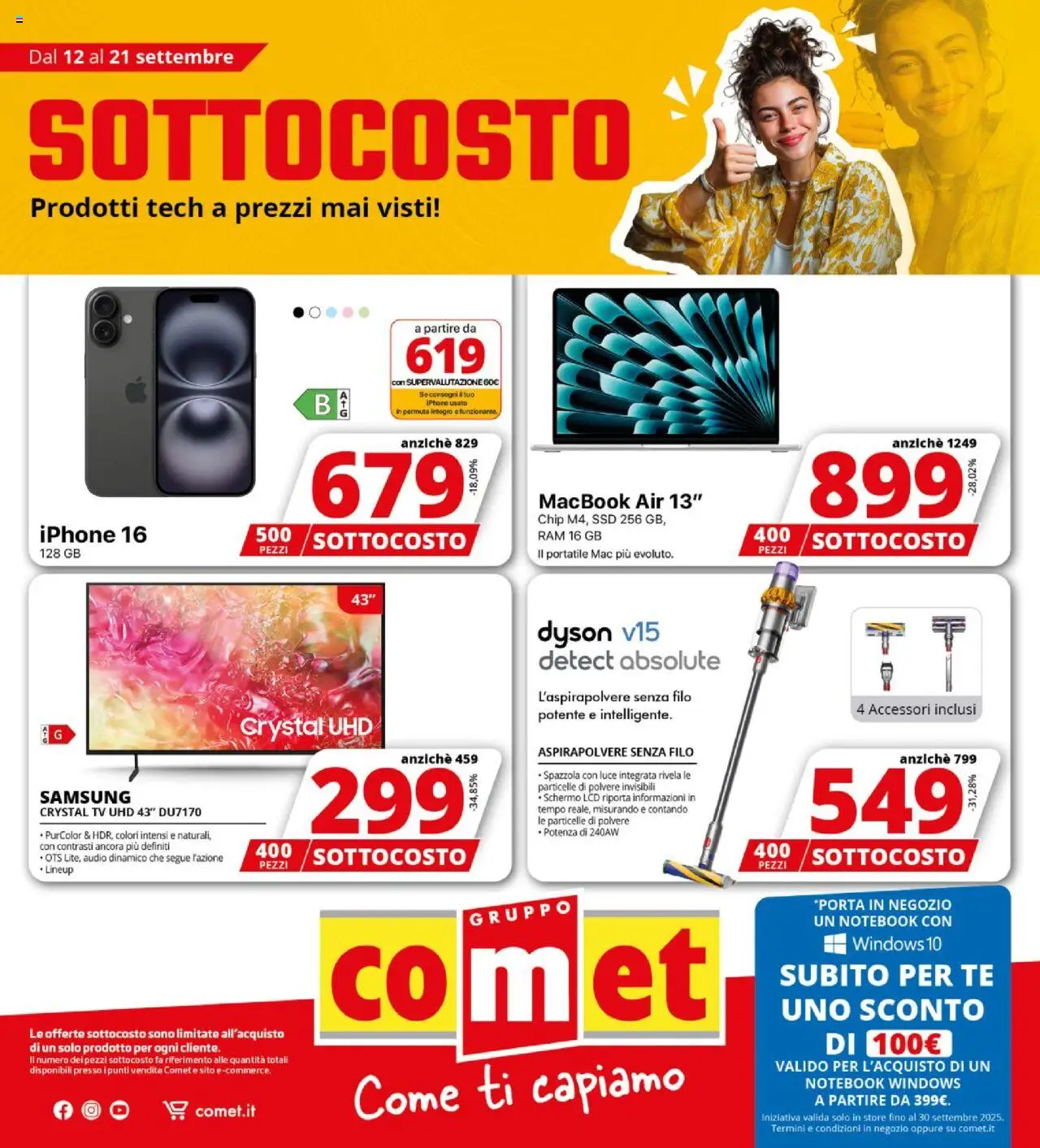 Volantino Comet	 - pagina 1 - valido dal 12/09/2025
