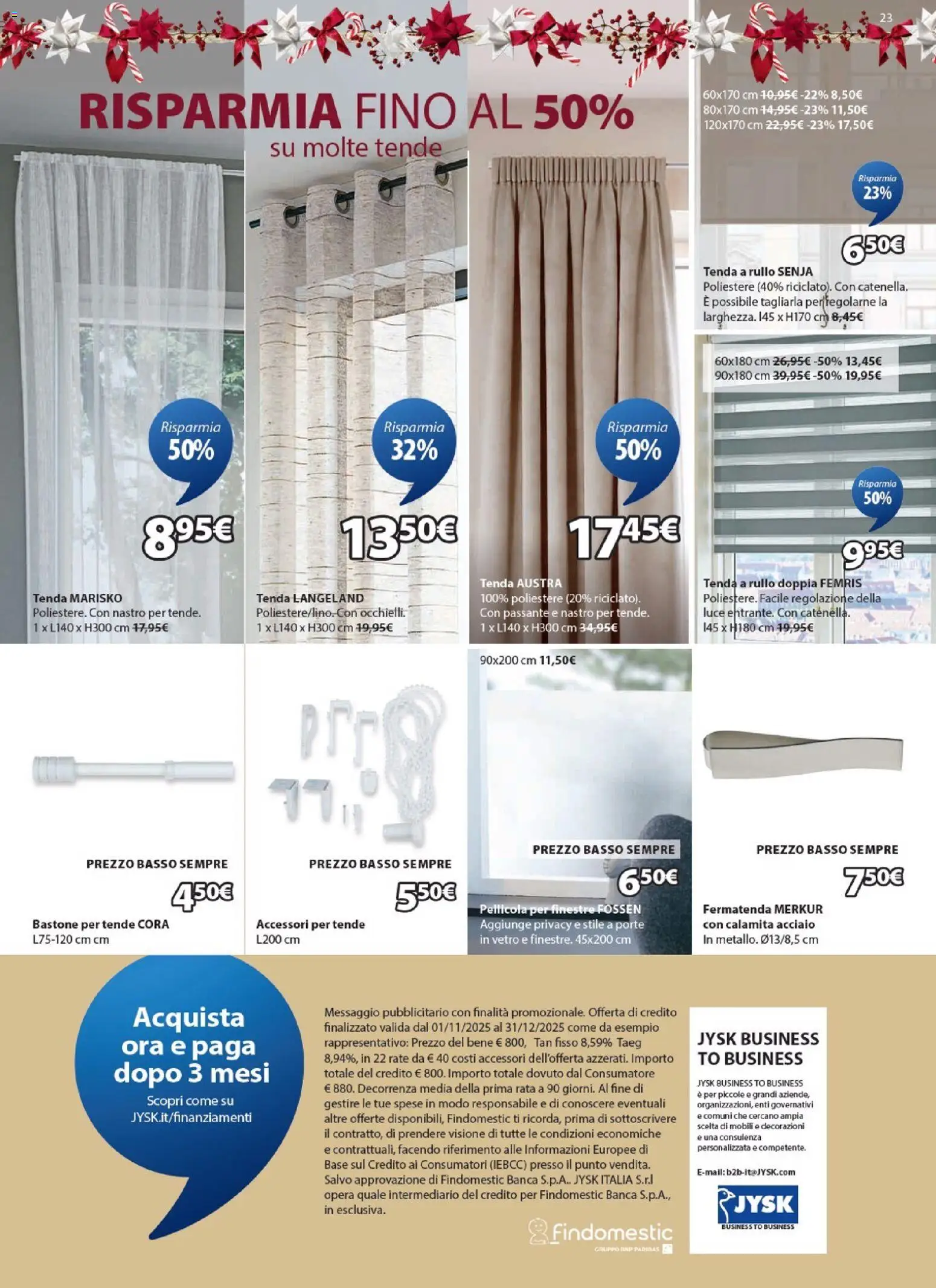 Volantino JYSK	 - pagina 23 - valido dal 24/11/2025