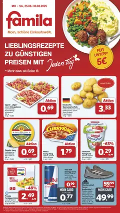 Vorschau Famila Nordwest Prospekt 	 gültig ab 25.08.2025