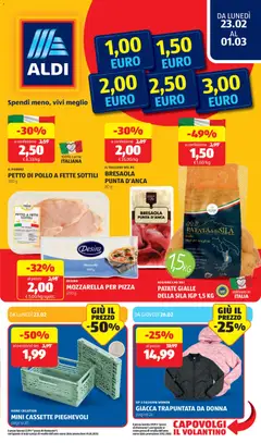 Anteprima Volantino Aldi	 valida dal 23/02/2026