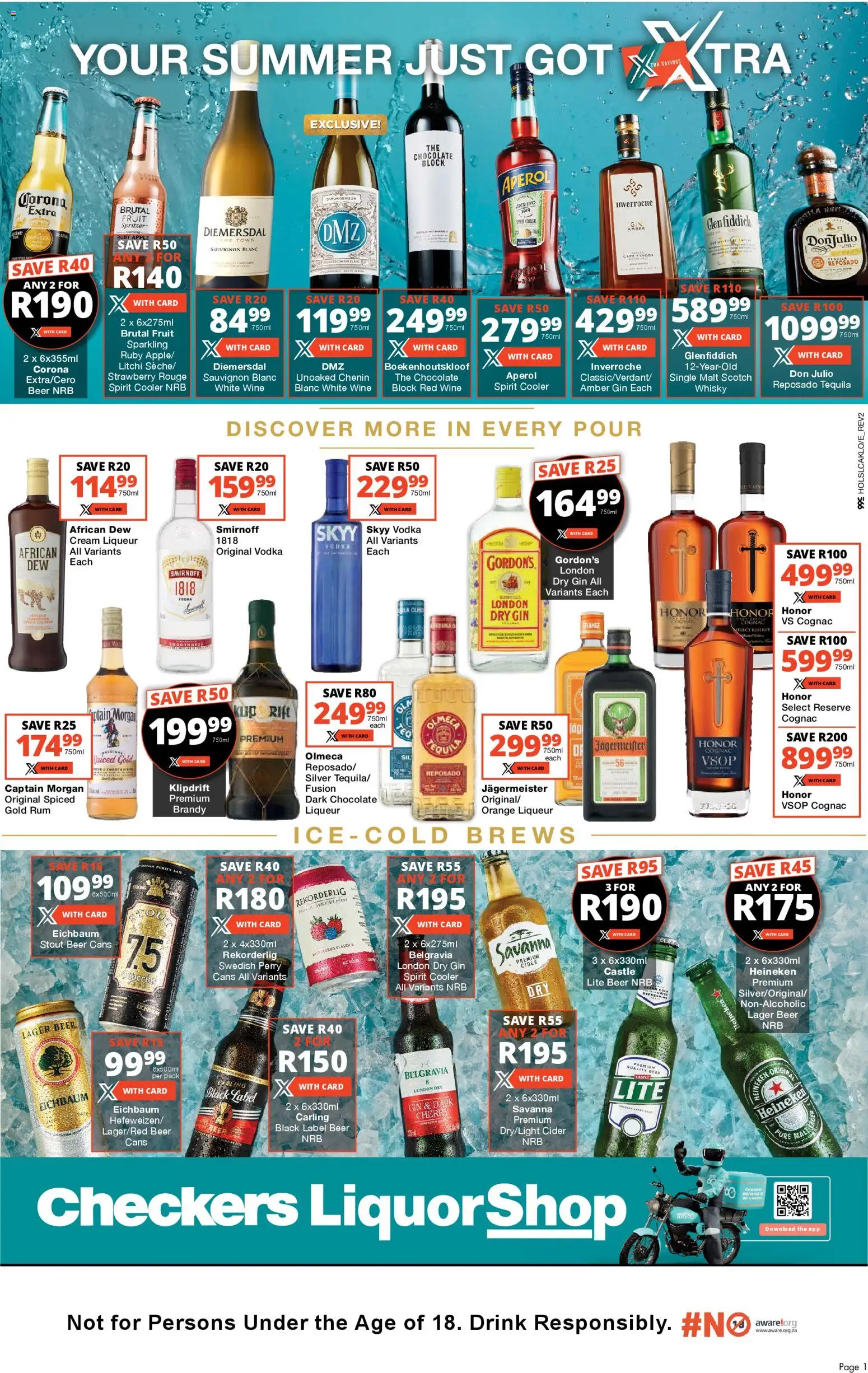 Checkers Midrand - LiquorShop Xtra Specials - page 1- valid from 08/12/2025