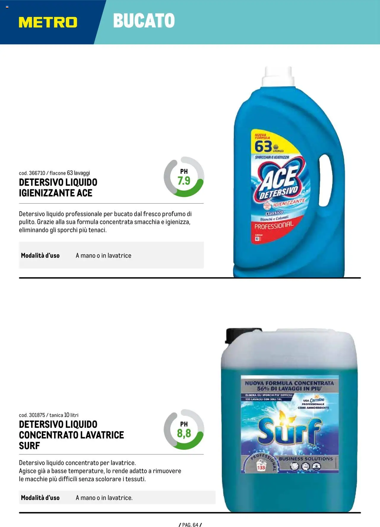 Metro Detergenza Professionale catalogo - pagina 64 - valido dal 11/09/2025
