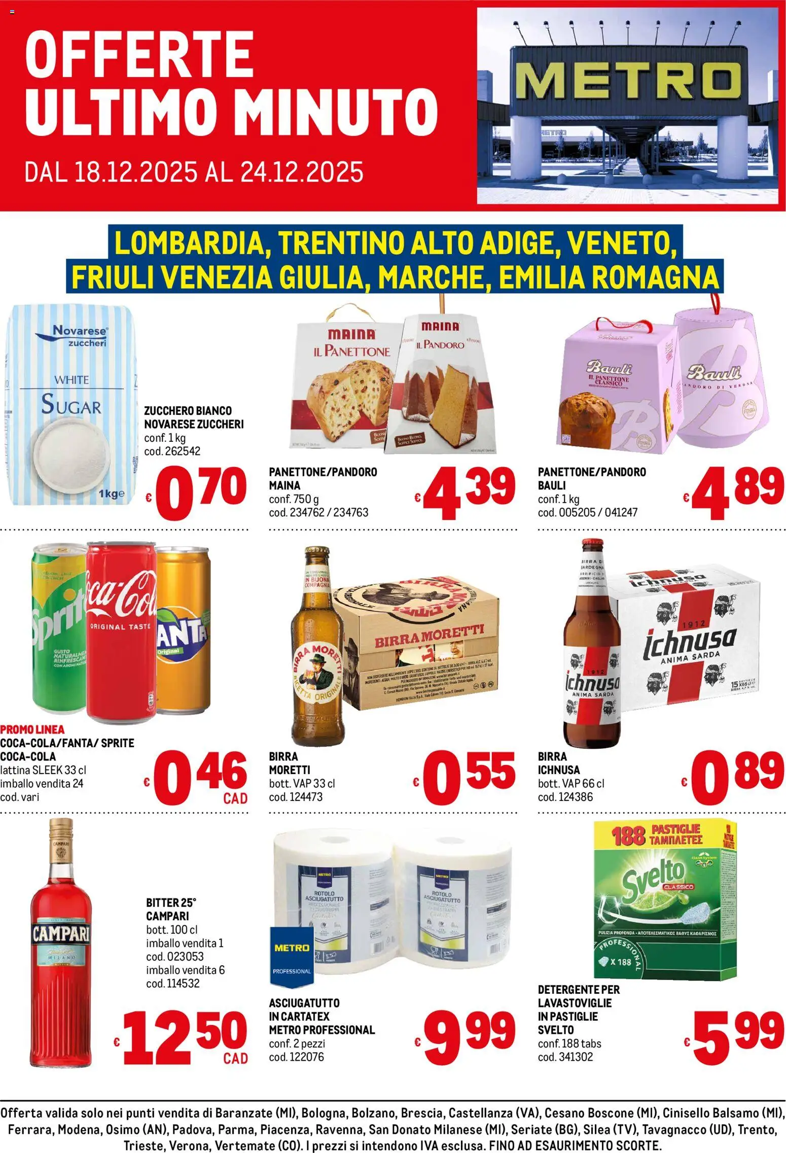 Metro Offerte ultimo minuto Area 1 catalogo - pagina 1 - valido dal 18/12/2025