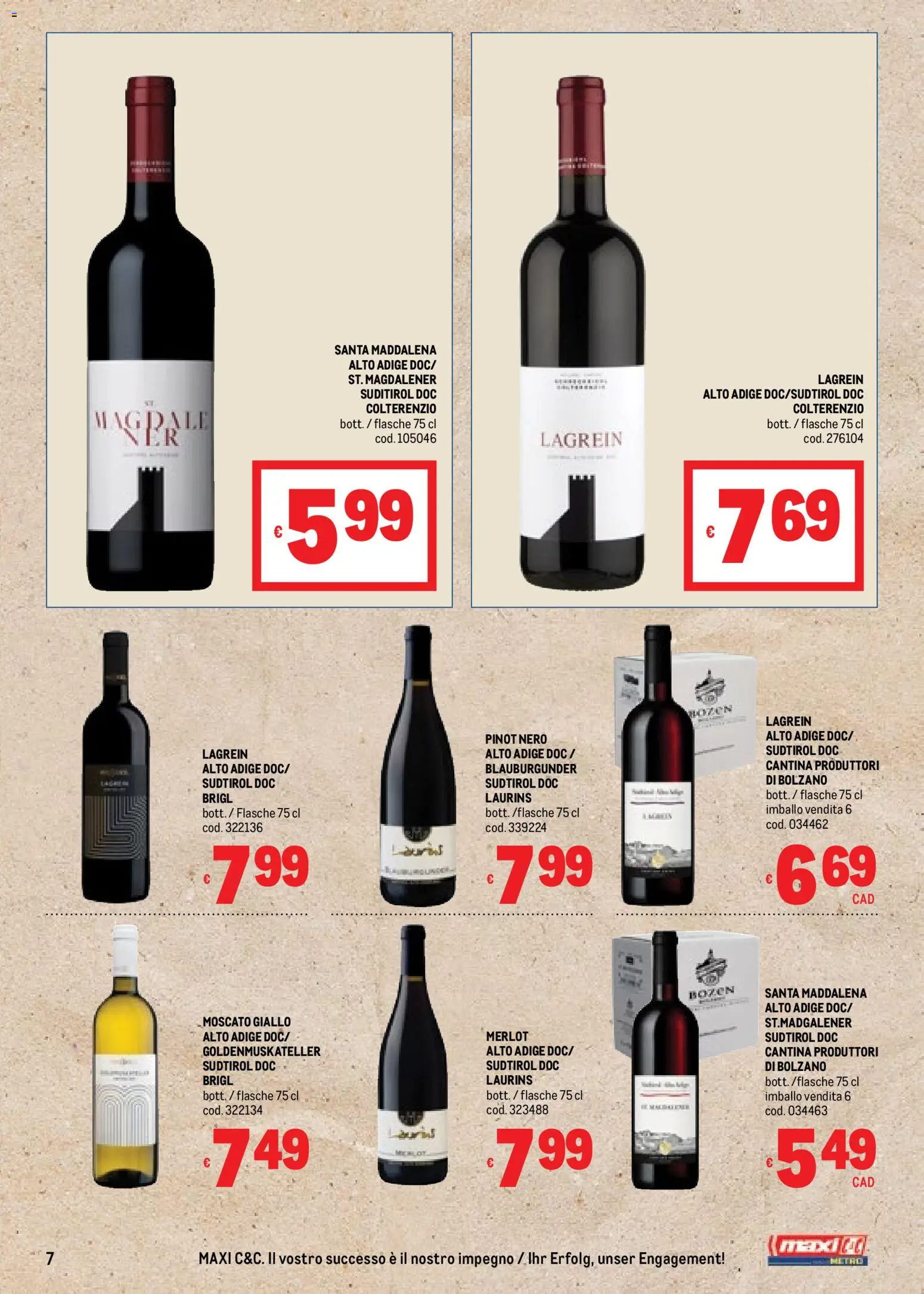 Metro Alto Adige catalogo - pagina 7 - valido dal 20/11/2025