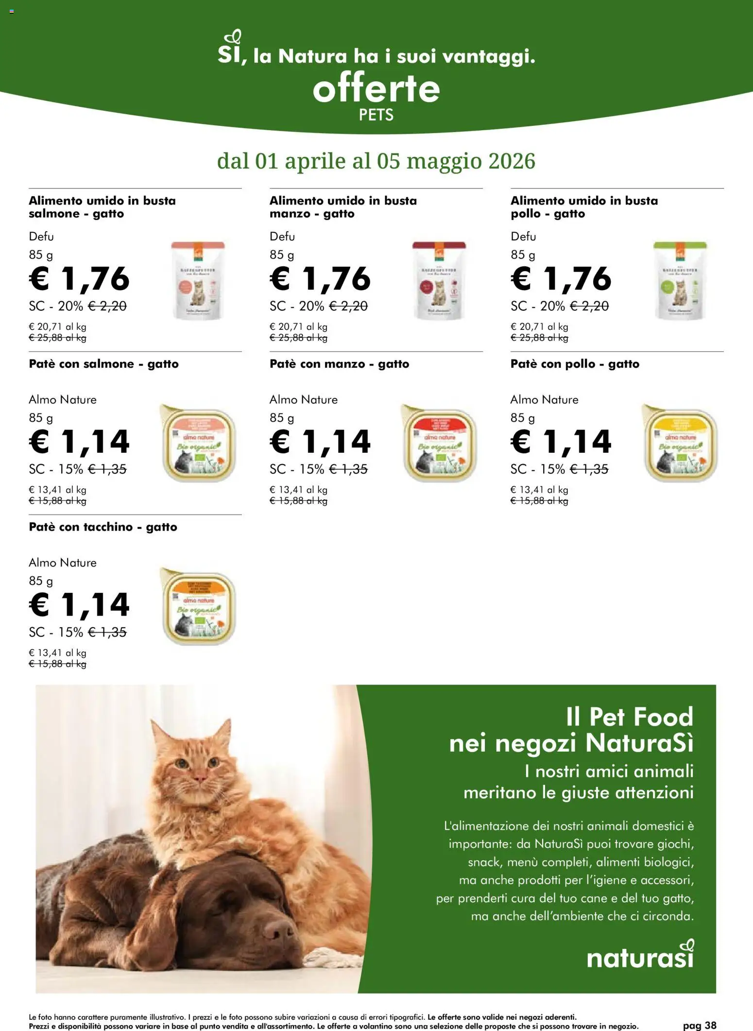 Natura Sì volantino - pagina 38 - valido dal 01/04/2026