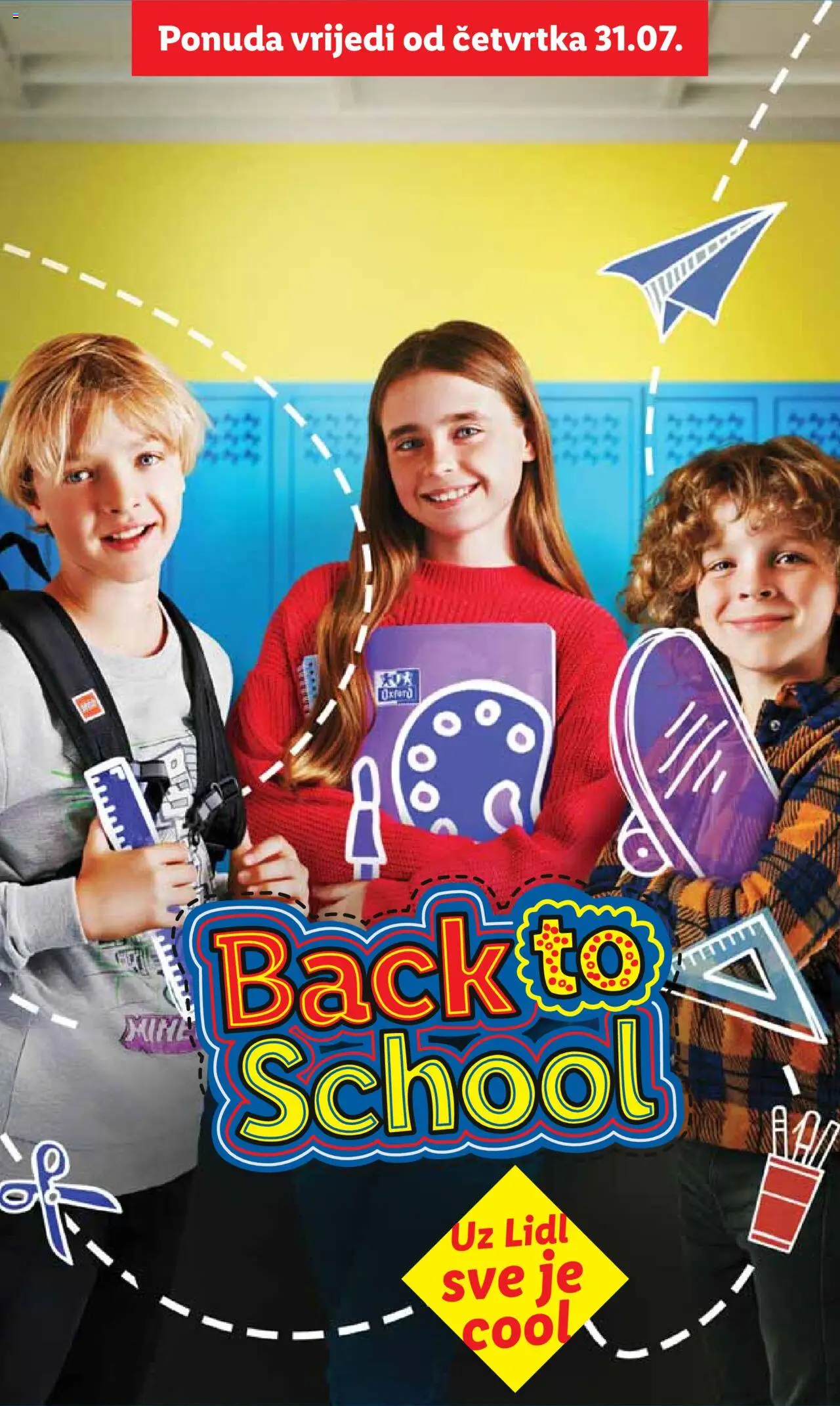Back to School Lidl - stranica 1- važeći od 31.07.2025