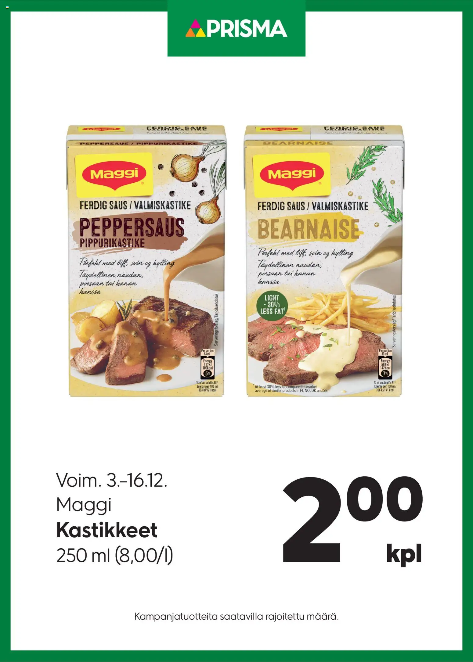 Prisma tarjoukset Maggi - sivu 1- voimassa alkaen 03/12/2025