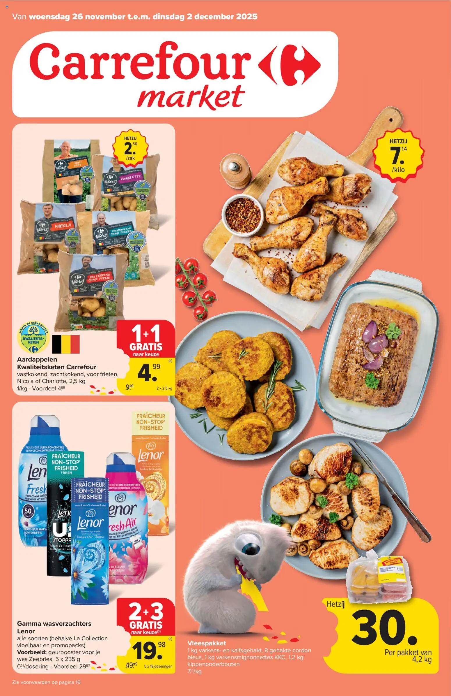 Carrefour market folder week 48 - pagina 1- geldig vanaf 26/11/2025
