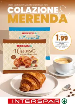 Anteprima Interspar Colazione catalogo valida dal 05/09/2025