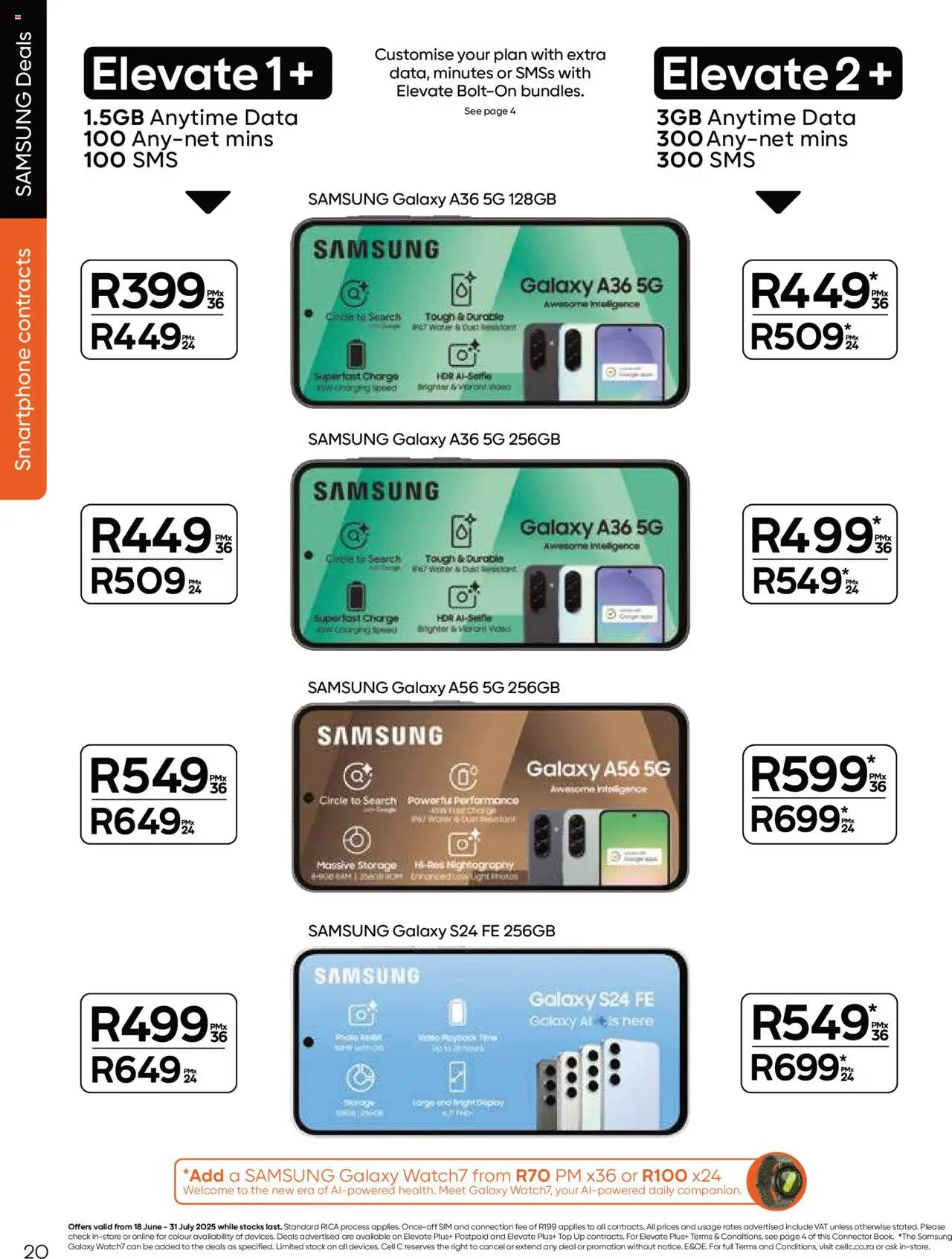 Cell C - Contract Deals - page 20- valid from 18/06/2025