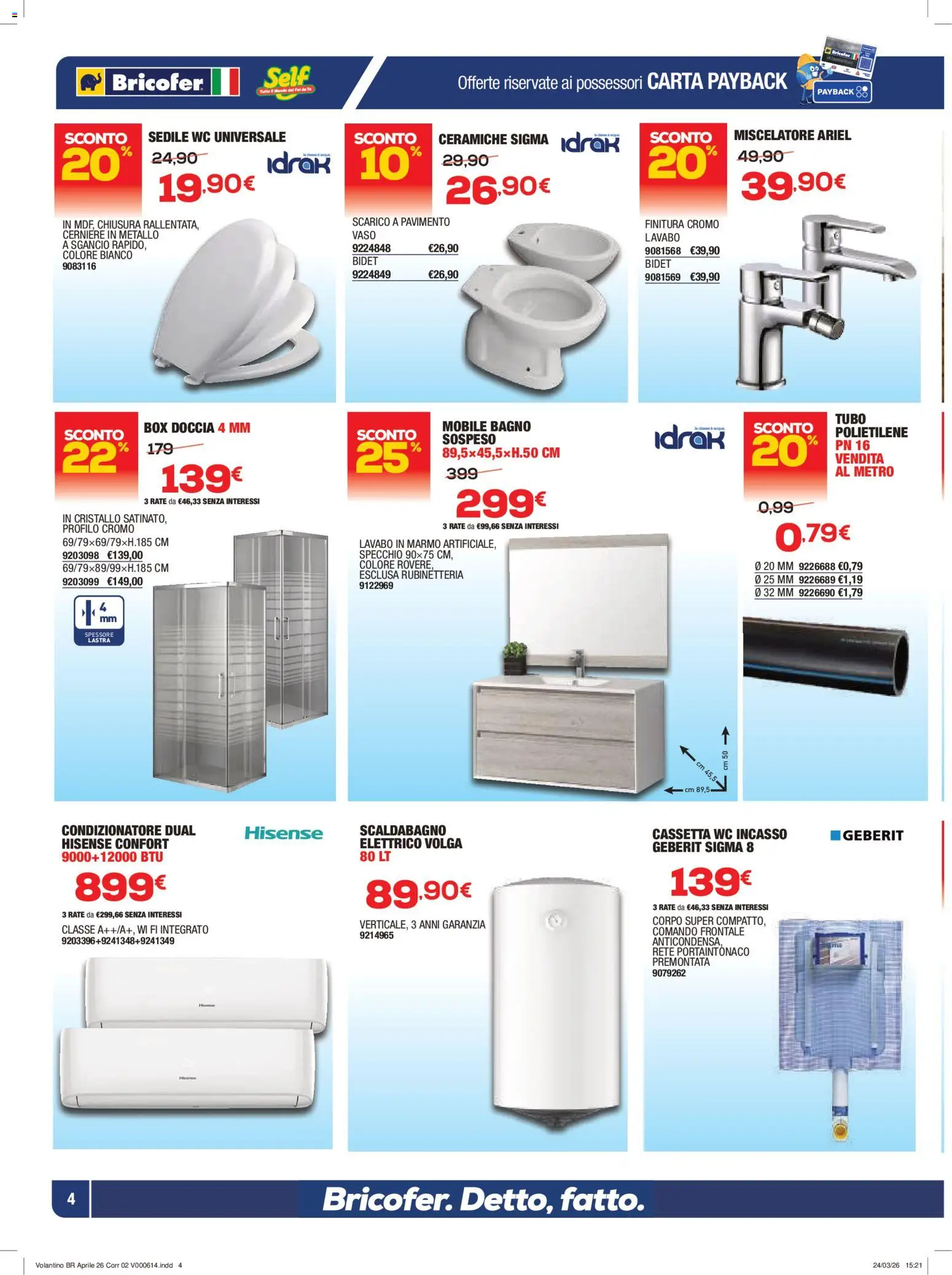 Bricofer volantino - pagina 4 - valido dal 09/04/2026