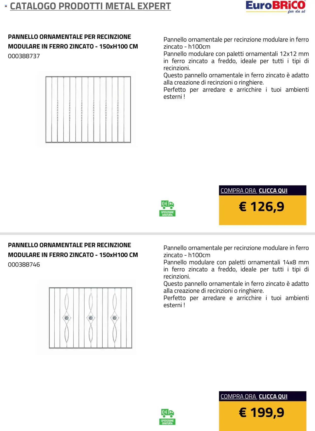 Eurobrico Prodotti Metal Expert catalogo - pagina 10 - valido dal 23/07/2025