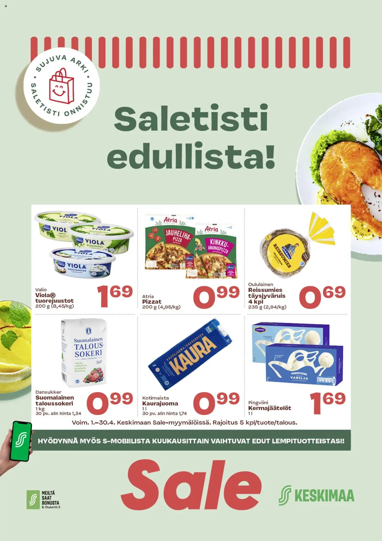 Sale tarjoukset - sivu 1- voimassa alkaen 01/04/2026