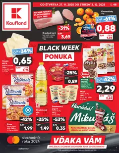 Előnézet Kaufland SK Black Friday érvényes 2025.11.27.-tól