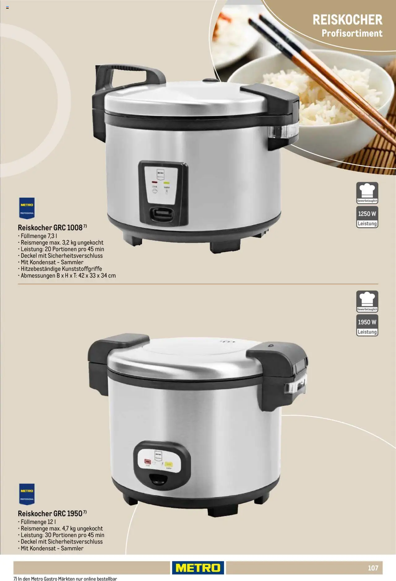 Metro Non Food Sortiment - Seite 107 - gültig ab 01.10.2025