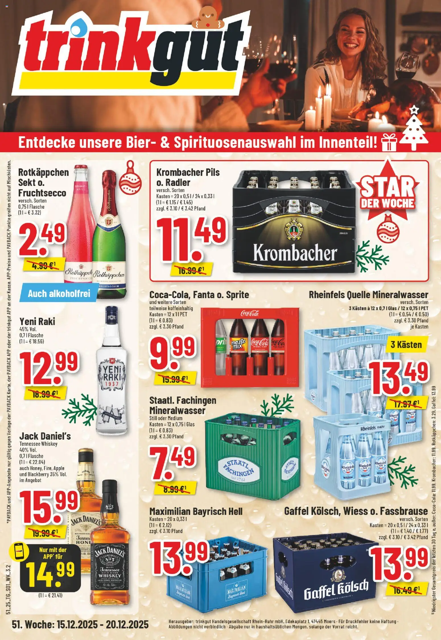 Trinkgut Prospekt - Seite 1 - gültig ab 15.12.2025