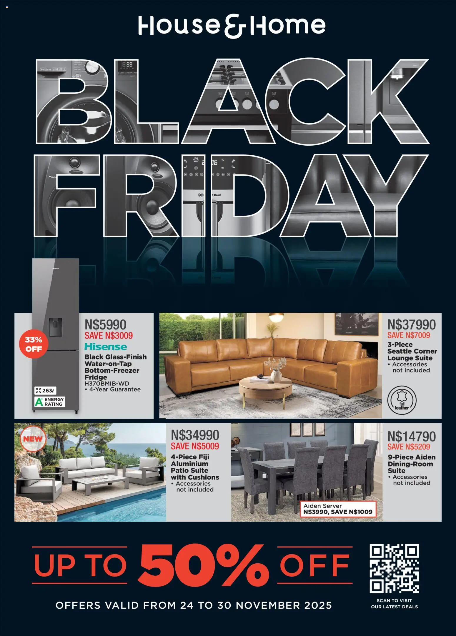 House and Home Namibia Black Friday - page 1- valid from 24/11/2025