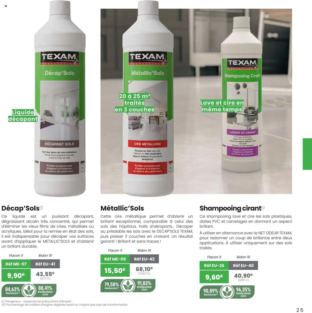 Texam catalogue - page 25 - valable à partir du 01/02/2025