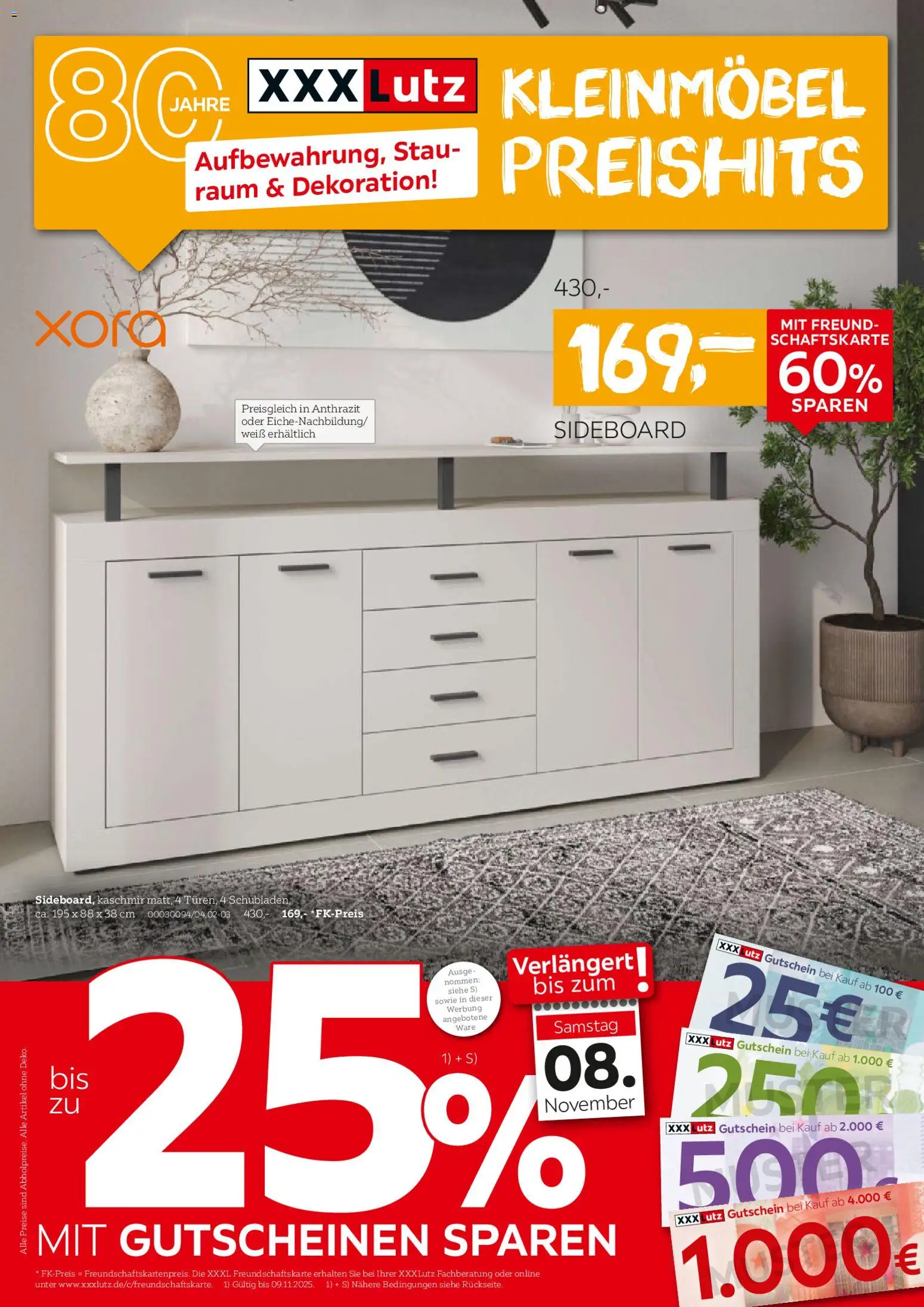 XXXL Lutz Kleinmöbel-Preishits! - Seite 1 - gültig ab 26.10.2025