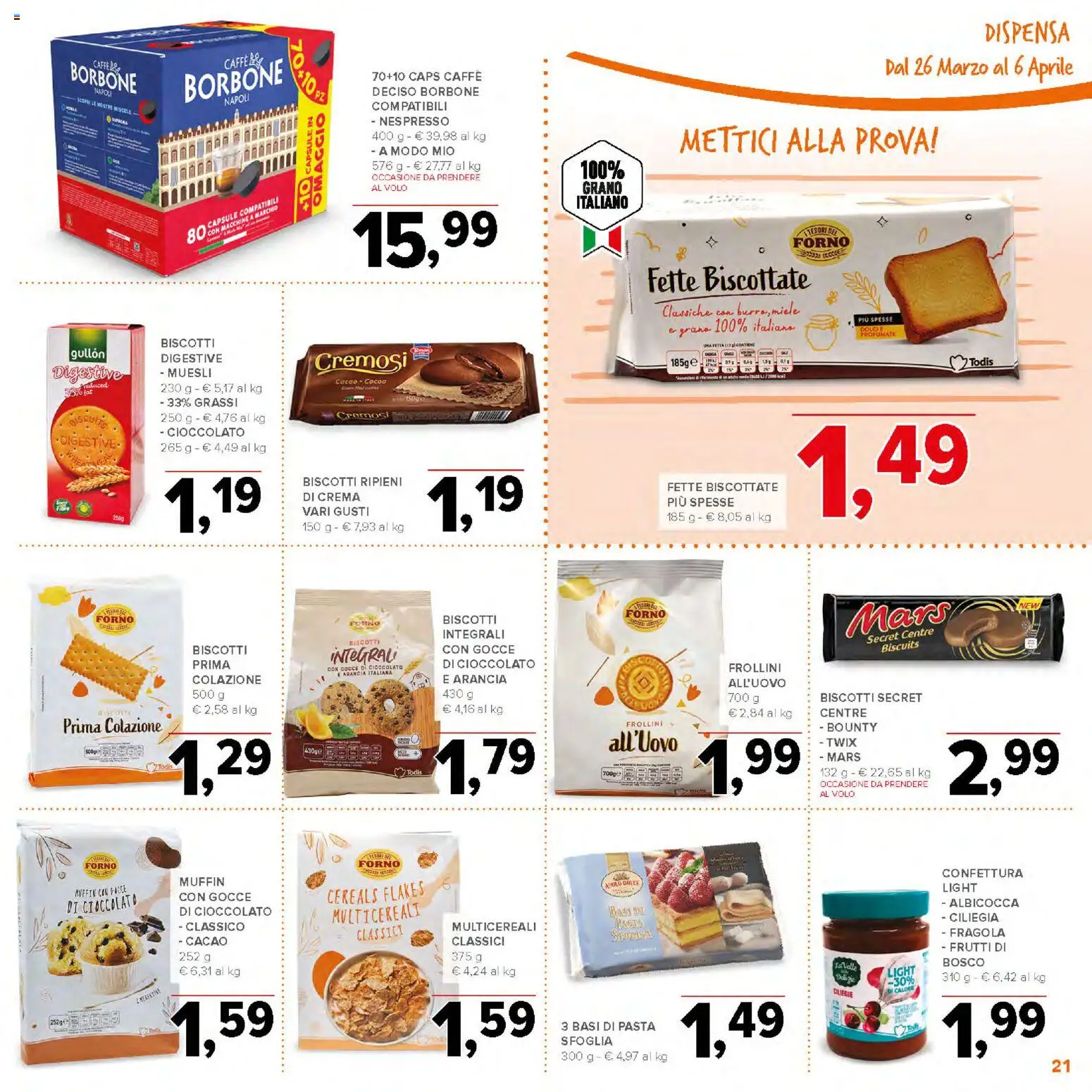 Todis volantino - pagina 21 - valido dal 26/03/2026