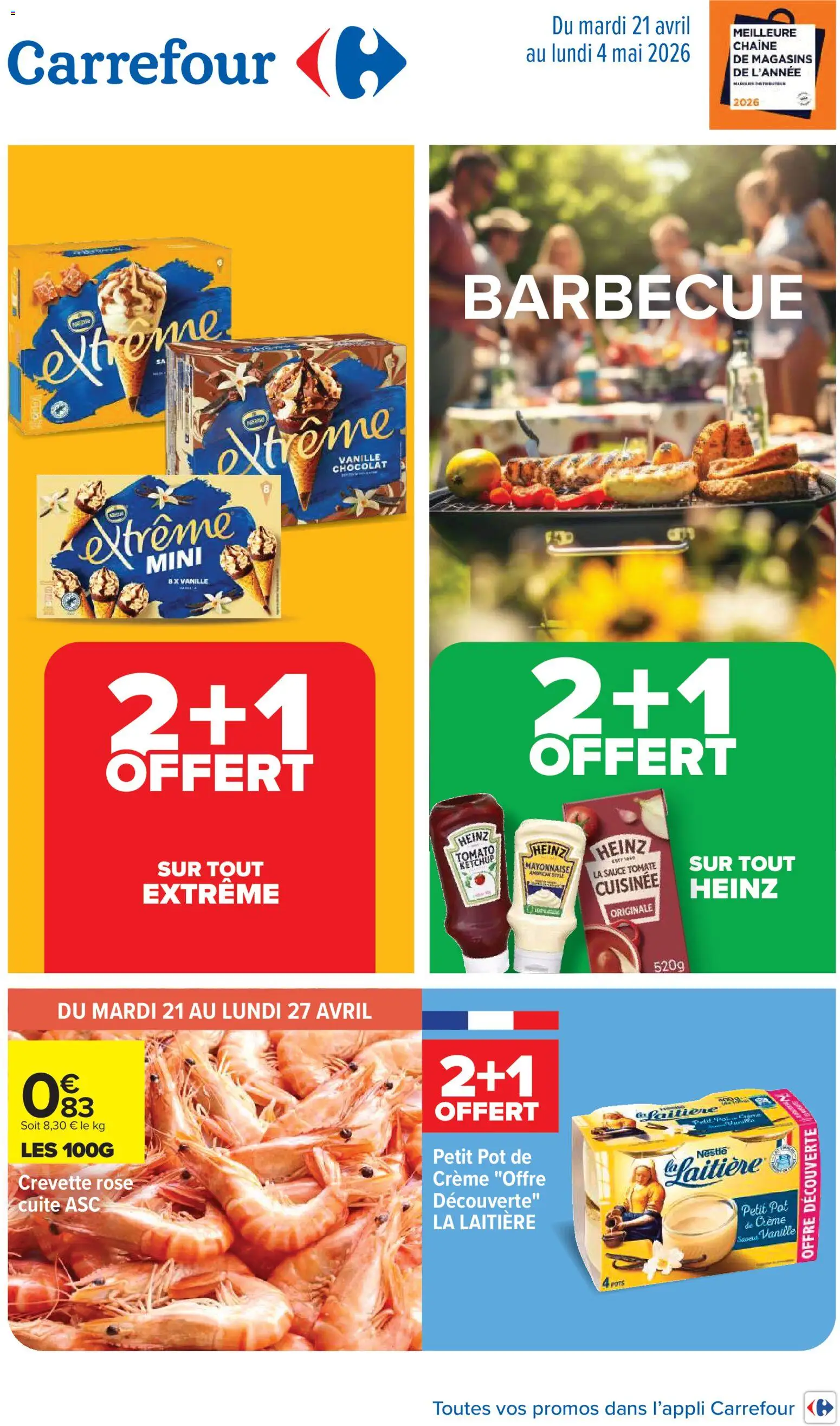 Carrefour catalogue - page 1 - valable à partir du 21/04/2026