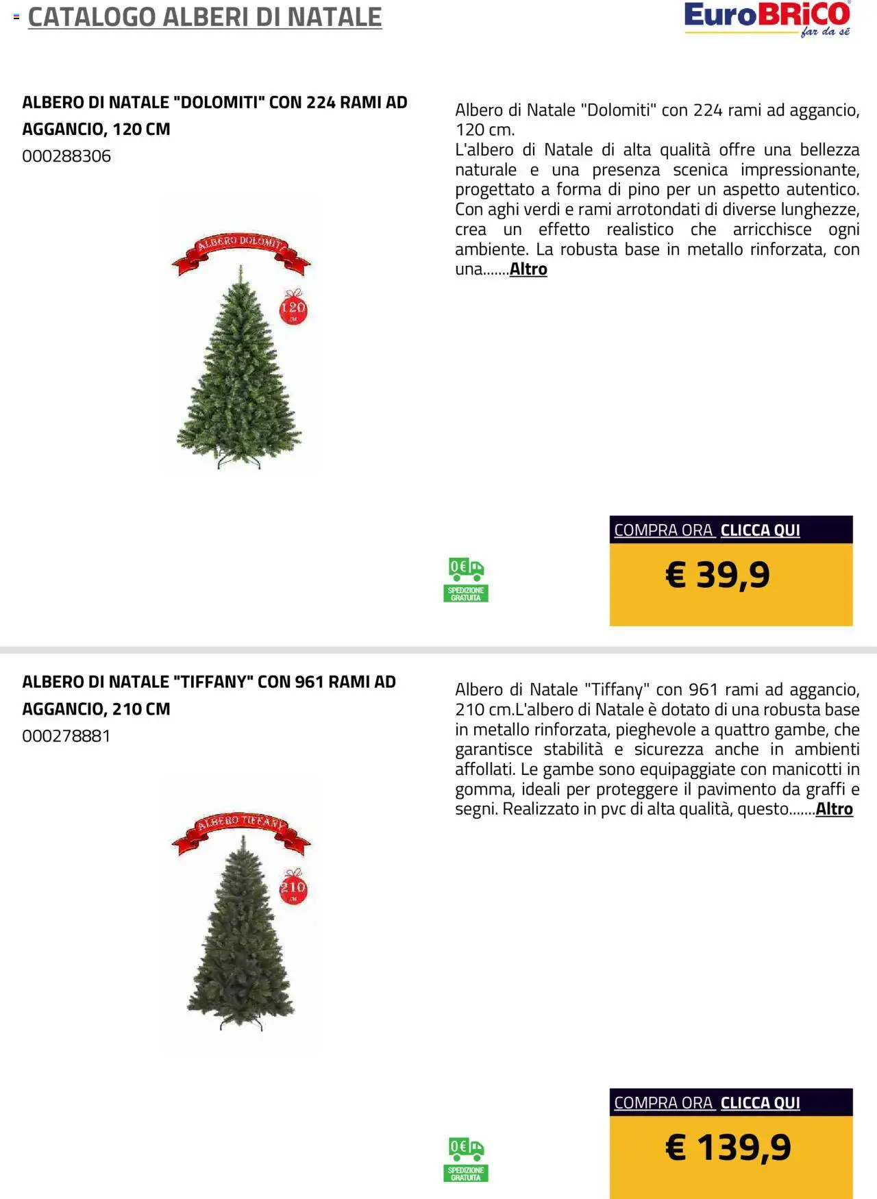 Eurobrico Alberi di Natale catalogo - pagina 3 - valido dal 23/07/2025
