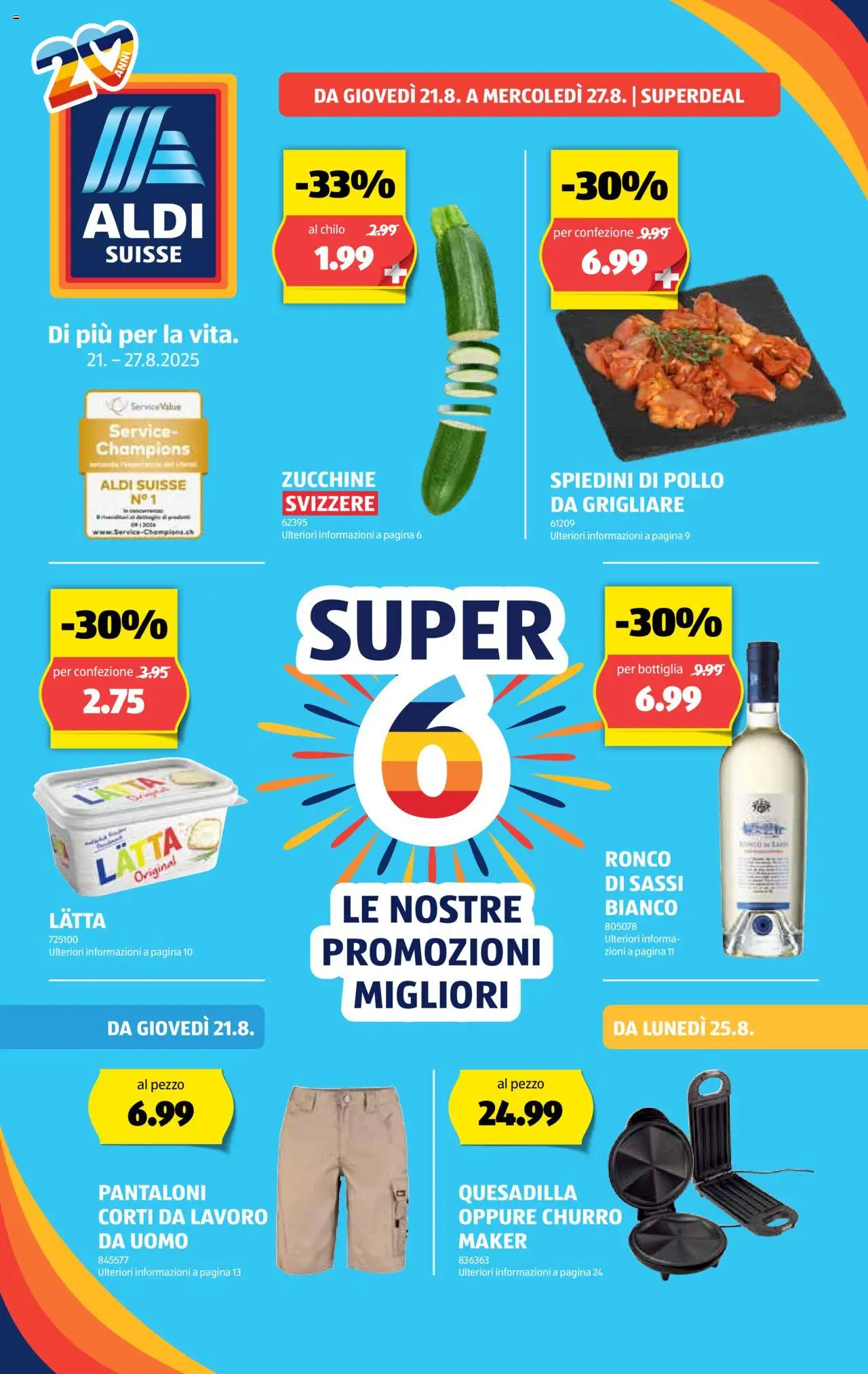 Aldi Volantino - Seite 1- gültig ab 21.08.2025
