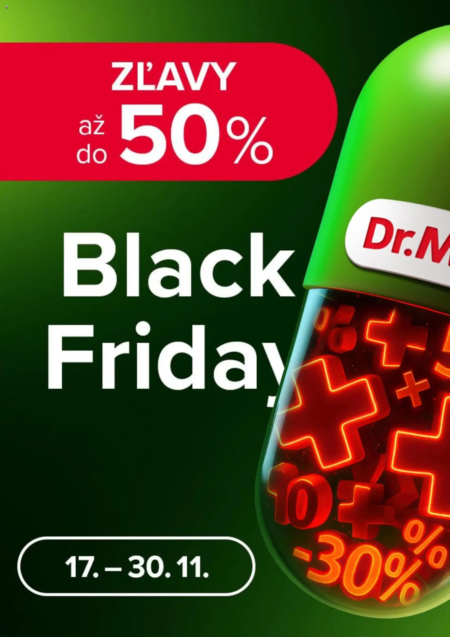 Dr. Max - Black Friday - strana 1- platný od 17.11.2025