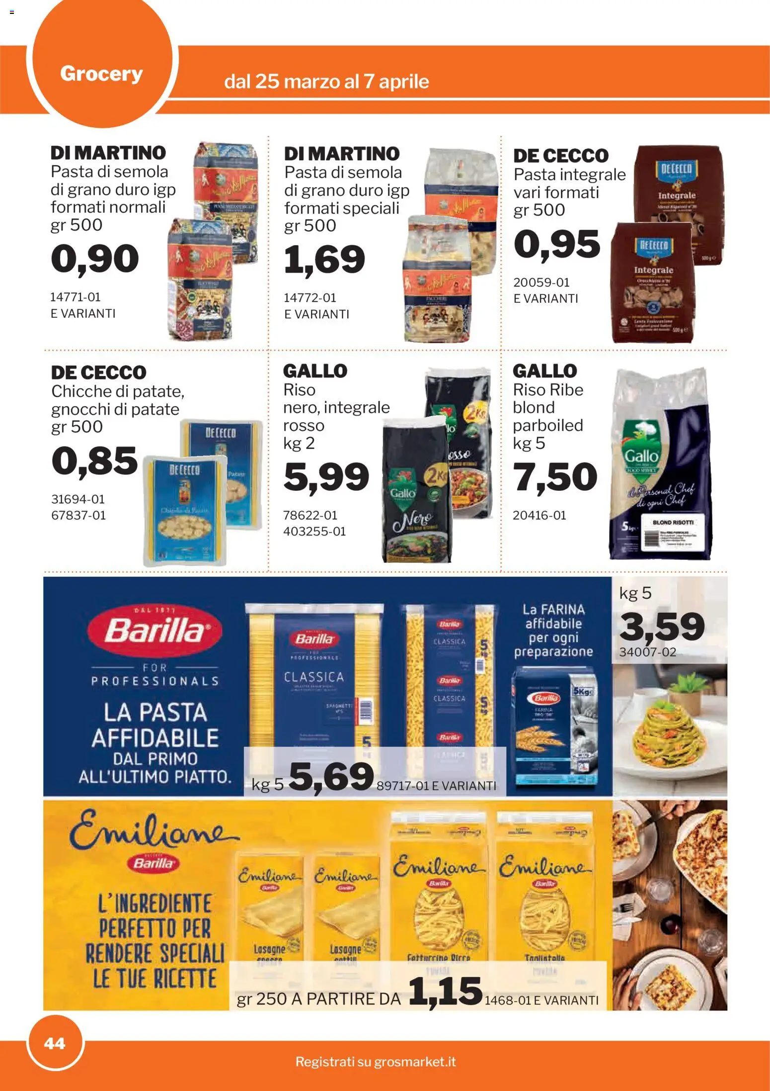 Sogegross volantino - pagina 44 - valido dal 25/03/2026