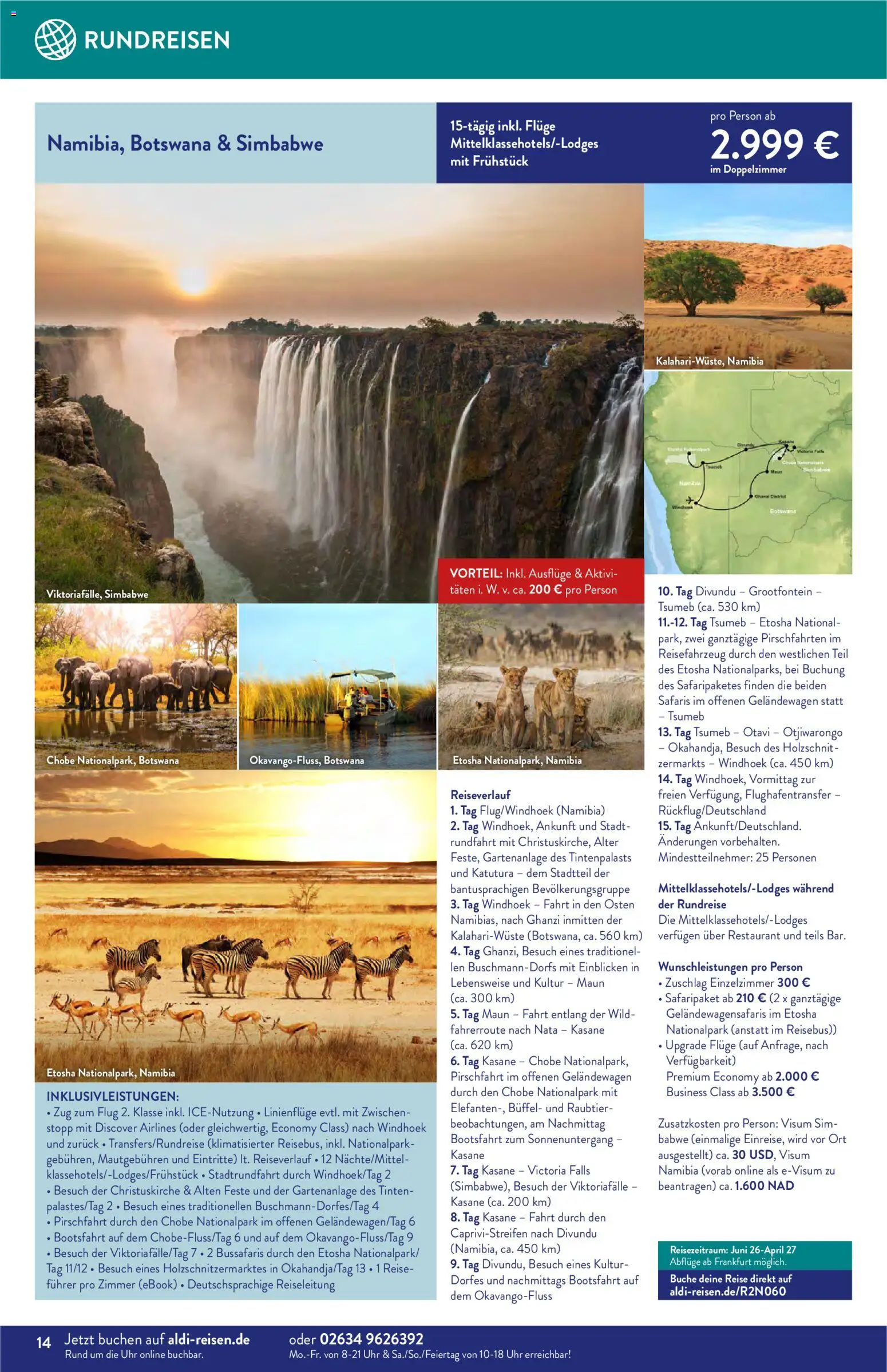 Aldi Reisen Prospekt 	 - Seite 14 - gültig ab 01.04.2026